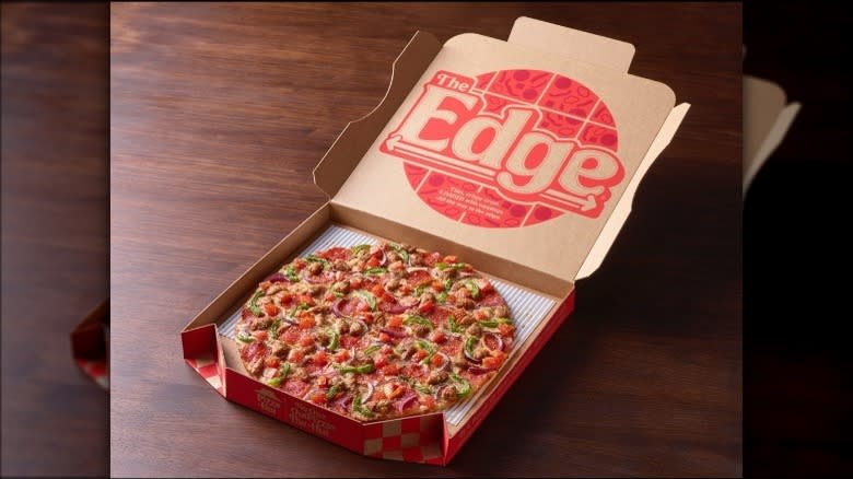 Pizza Hut The Edge pizza box