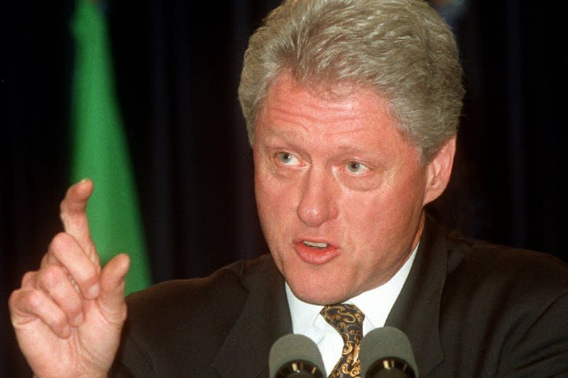 On November 19, 1998, impeachment hearings against President Bill Clinton are initiated by the United States House of Representatives. File Photo by Rachel Griffith/UPI