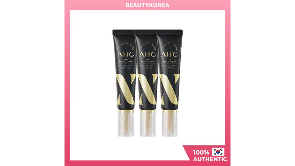 A product image of AHC Ten Revolution Real Eye Cream 30ml. 