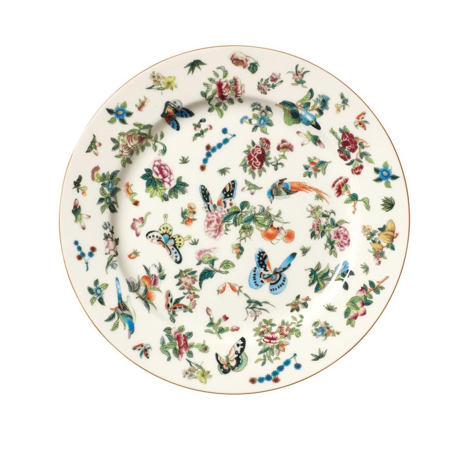 Adam Lippes Four Roseraie Dinner Plates