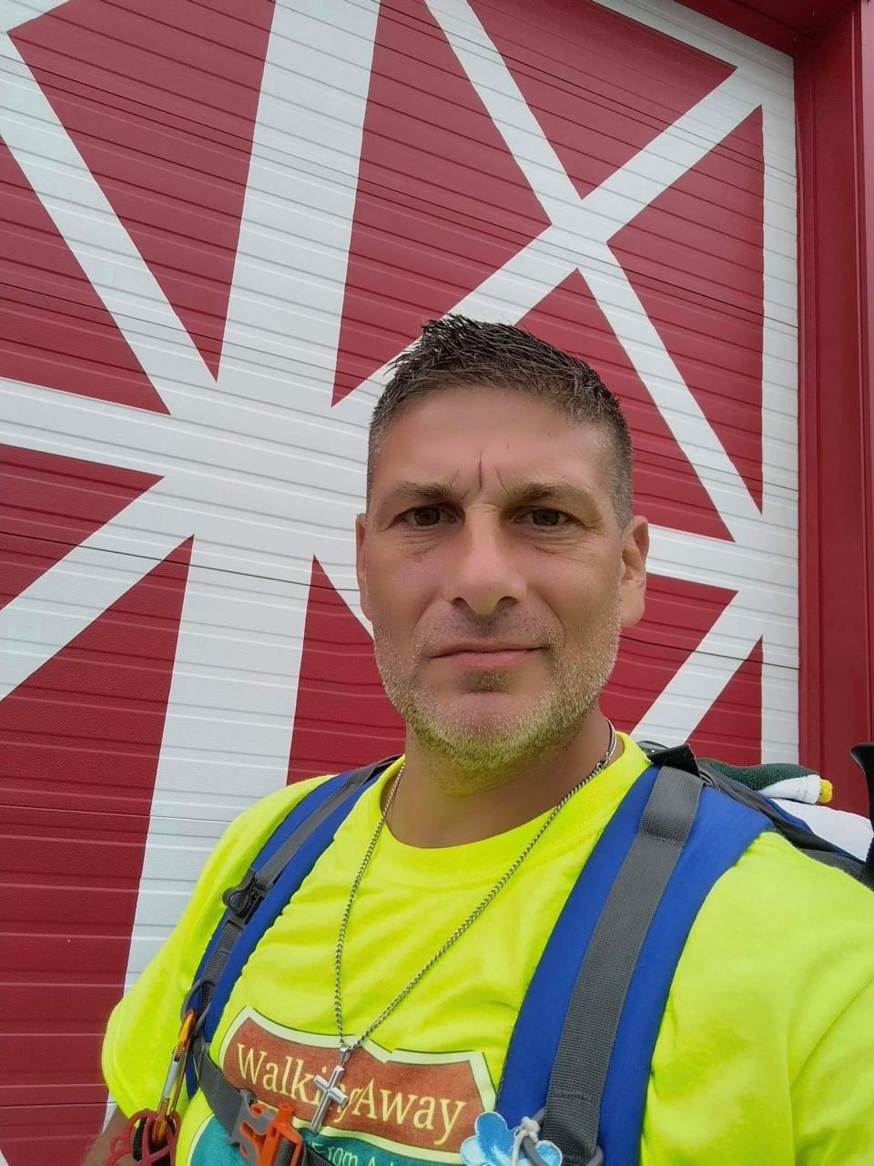 Cudahy resident Greg Studzinski walked away from addiction by walking 136 miles from Green Bay to Cudahy over five days in early September.