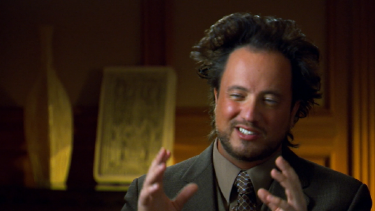 Giorgio A. Tsoukalos from "Ancient Aliens."