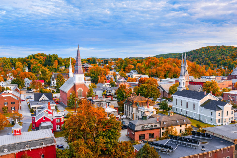 Montpellier Vermont churches and traditional buildings