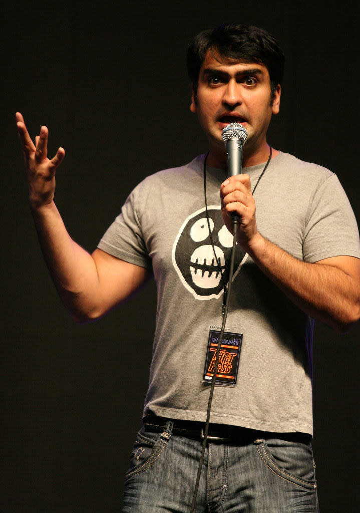 Kumail Nanjiani onstage