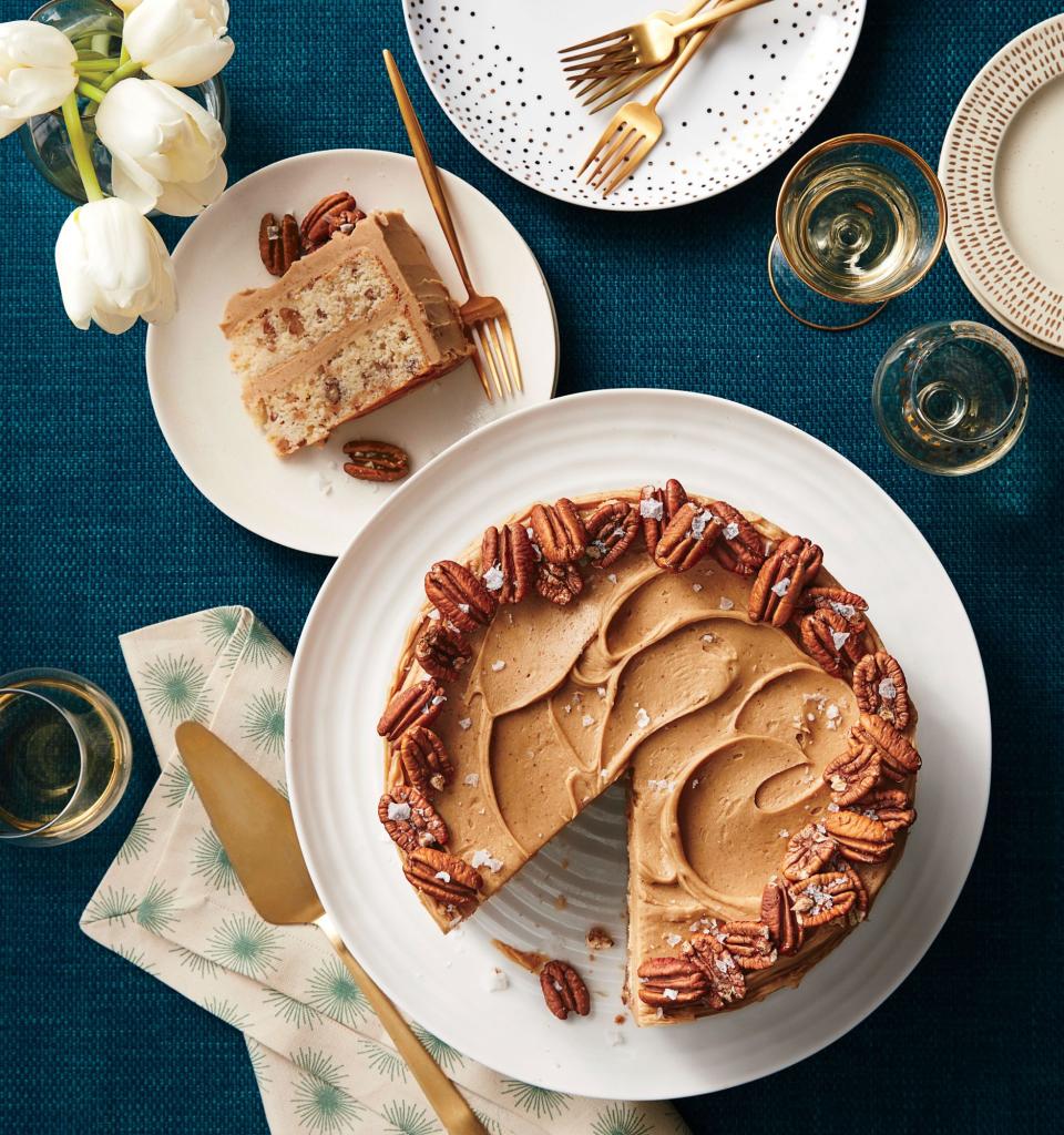 Butter Toffee-Pecan Layer Cake