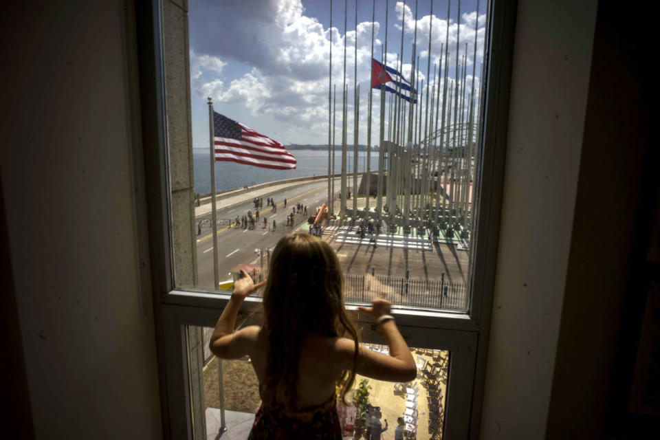 Aug. 14, 2015 — The U.S. Embassy opens in Cuba