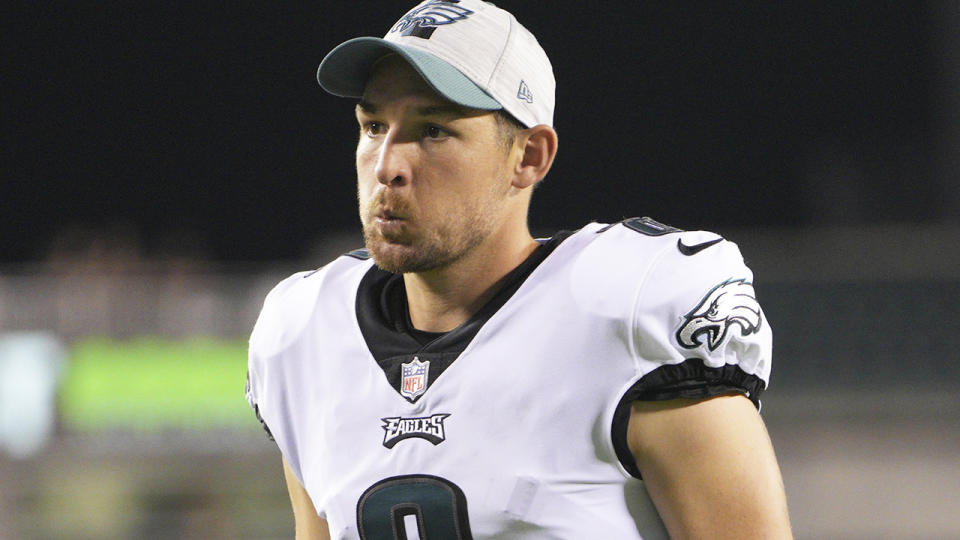 Former AFL player Arryn Siposs, now a punter for the NFL's Philadelphia Eagles, basically earned $50k not to play.