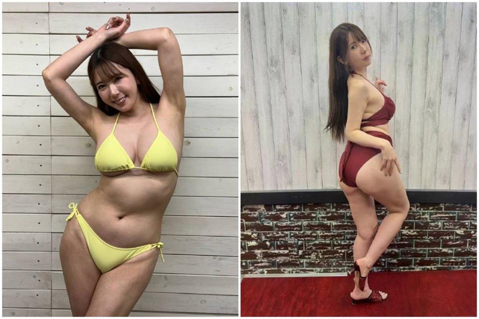 波多野結衣發文解釋變胖原因，原來她正在參與活動，正在努力增重中。（翻攝自微博）