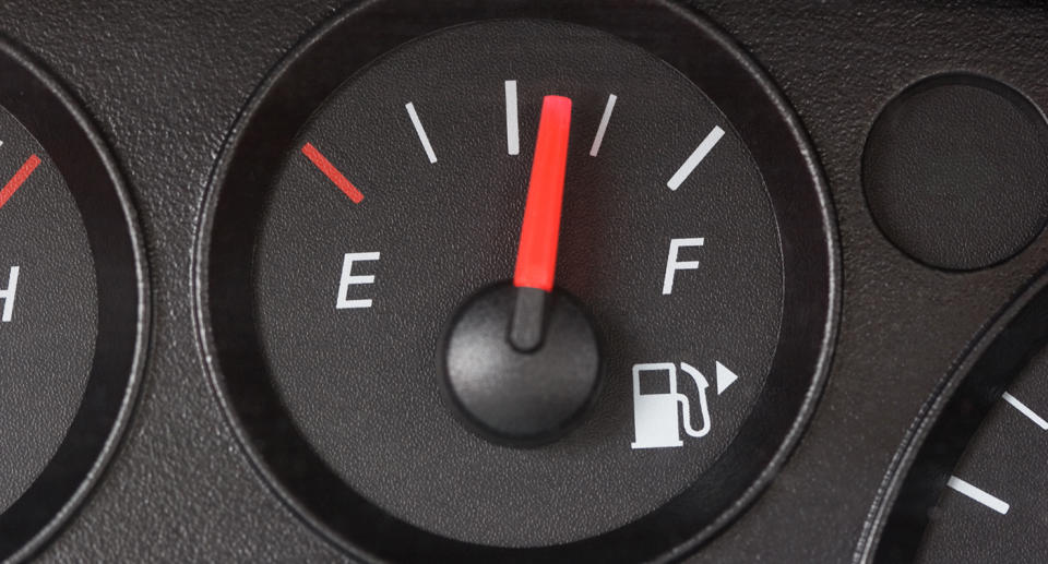 The symbol is usually located within the fuel gauge. Source: Getty