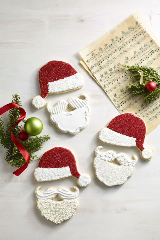 <p>These cute cookies are the best way to spread Christmas cheer.</p><p><a href="https://www.womansday.com/food-recipes/recipes/a56894/santa-is-coming-to-town-cookies-recipe/" rel="nofollow noopener" target="_blank" data-ylk="slk:Get the recipe.;elm:context_link;itc:0;sec:content-canvas" class="link "><em>Get the recipe.</em></a> </p>