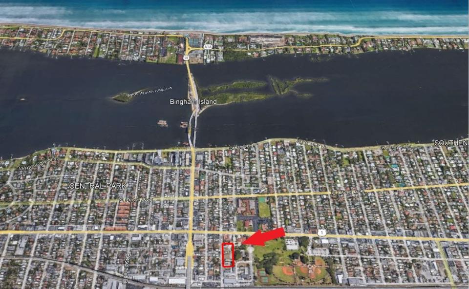 More than 30 lots were purchased on Nottingham Boulevard in West Palm Beach by a limited liability company tied to NDT Development. The lots are west of Dixie Highway but  less than four blocks from the Intracoastal waterway.