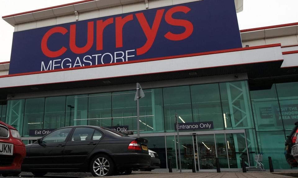 <span>Currys employs more than 15,000 people in the UK, and trades from about 300 stores. </span><span>Photograph: PA Images/Alamy</span>