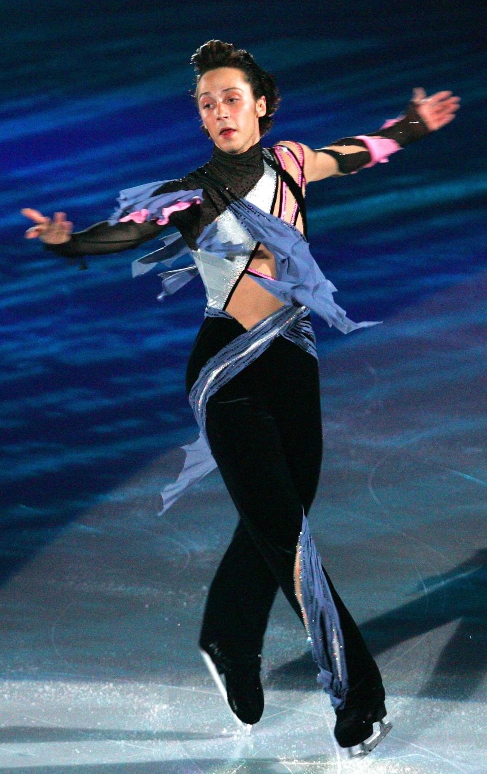 Performing in an exhibition program during the International Counter Match Figure Skating Competition, USA vs. Japan, at the Shin-Yokohama Prince Hotel Skate Center on Oct. 7, 2007, in Yokohama, Japan.
