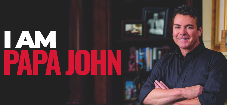 Banner image from Schnatter’s web site savepapajohns.com.