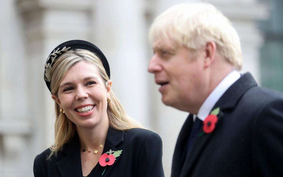 Carrie Symonds, fiancee of Boris Johnson, effectively blocked the promotion of Lee Cain - Getty