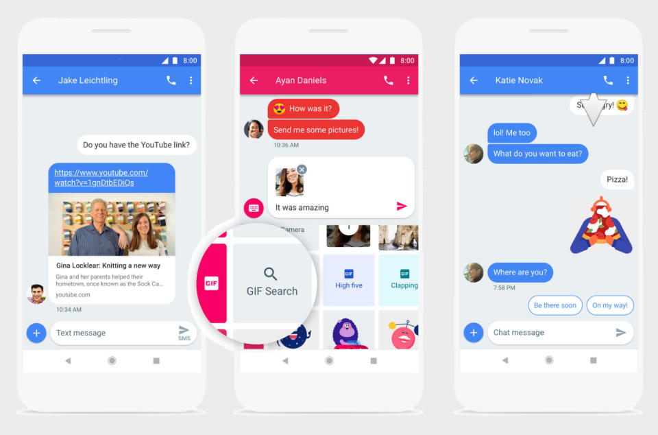 Google added Rich Communication Services (RCS) into its Android OS to help it