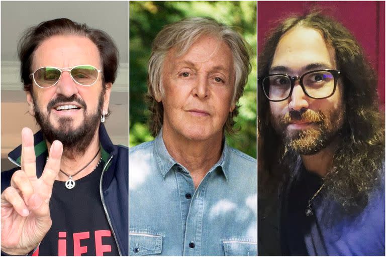 Ringo Starr y Sean Lennon saludaron a Paul McCartney en su cumpleaños número 80 (Foto: Twitter/Instagram)