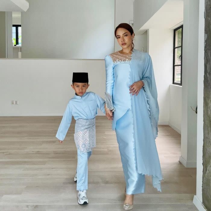 Rumours of separation sparked after Nora shared Eid photo with only her son