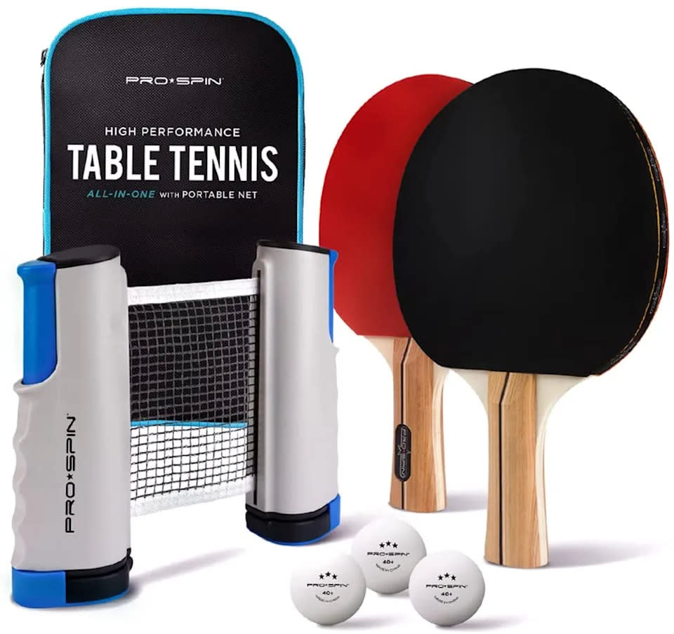 Este kit de ping-pong brinda horas de diversión en casa; y está en oferta por 34 dólares en Amazon