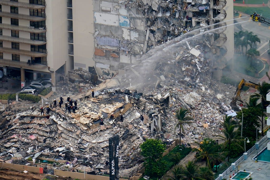 Building Collapse Miami (Copyright 2021 The Associated Press. All rights reserved.)