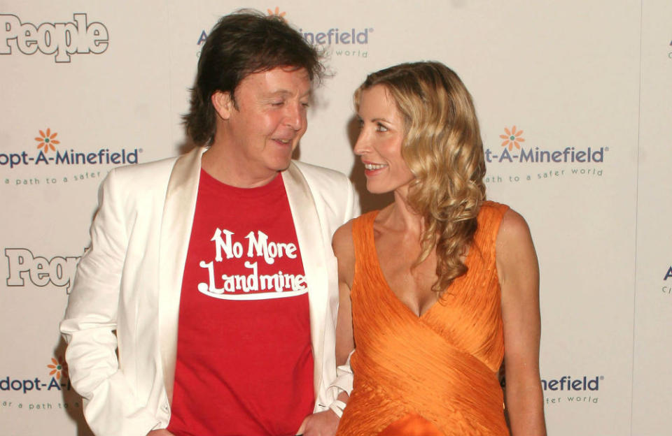 Paul McCartney et Heather Mills