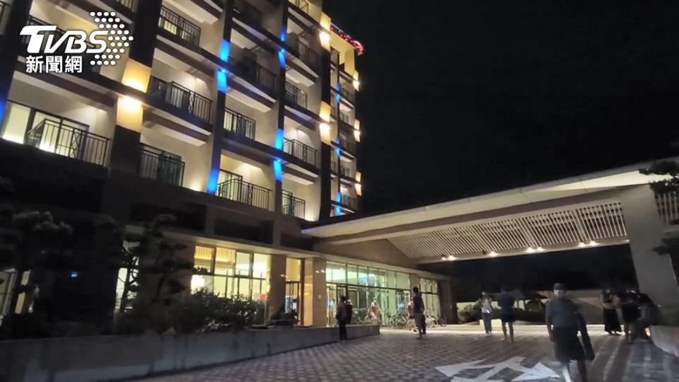 台東地震讓不少飯店都傳出災情。（圖／TVBS）