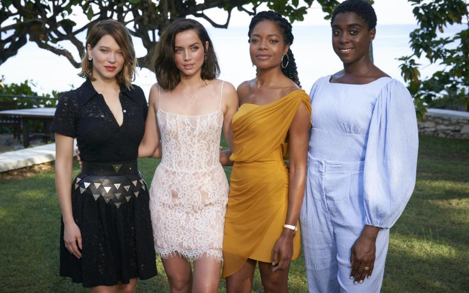 Modern Bond girls: Lea Seydoux, Ana de Armas, Naomie Harris and Lashana Lynch announce the latest Bond film at Goldeneye, Jamaica - Nicola Dove