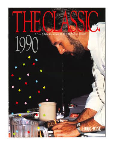 <p>Food & Wine Archives</p> Program from the 1990 Classic