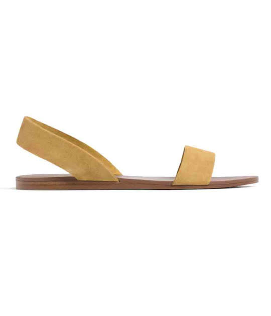 Zara Flat Leather Sandals