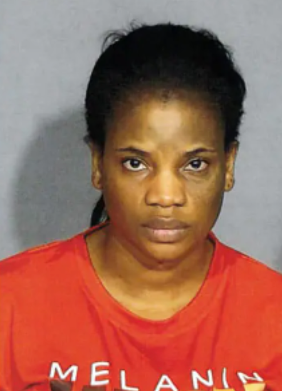 Mirianne Pierre, pictured in a booking photo, was arrested Monday alongside her partner Joseph Watson after leaving two children locked in a hot car (Marion County Jail)