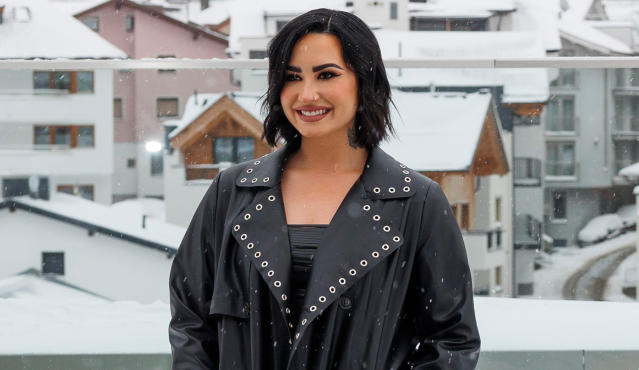 Demi Lovato Revamps Winter Dressing in Thick-Soled Boots for 'Top of the  Mountain' Opening Concert in Austria