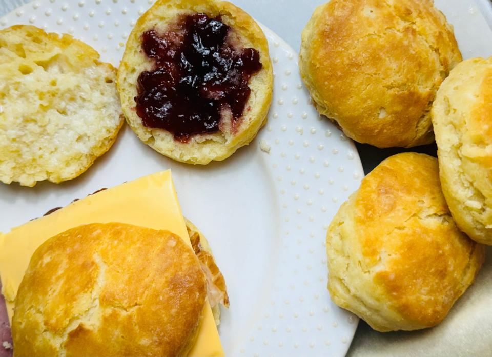 Eat these angel biscuits alone, or add a sweet or savory filling.