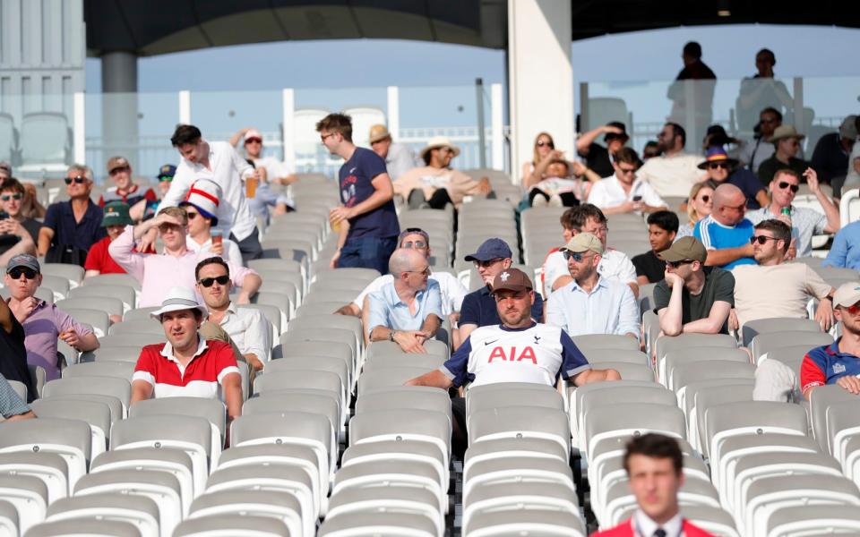 Empty seats at Lord's