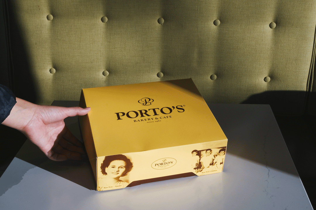 A Porto's Bakery box of its famous refugiados — guava and cheese pastries. <span class="copyright">(Sabrina Mai Nguyen / For The Times)</span>
