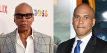 <p>When you see these two side by side, their resemblance is hard to miss. The U.S. senator and drag queen/TV personality are distant cousins. RuPaul found out the exciting news on PBS' <a href="https://www.youtube.com/watch?v=_ayaiEKI-ig" rel="nofollow noopener" target="_blank" data-ylk="slk:Finding Your Roots;elm:context_link;itc:0;sec:content-canvas" class="link "><em>Finding Your Roots</em></a>, joking, "He looks like my kin!" After learning about the connection, Cory revealed to <a href="https://youtu.be/EsQoQYgYL7Y?t=597" rel="nofollow noopener" target="_blank" data-ylk="slk:Wendy Williams;elm:context_link;itc:0;sec:content-canvas" class="link ">Wendy Williams</a>, "I told everybody who would listen in my world, so yeah, my mom knows!"</p>