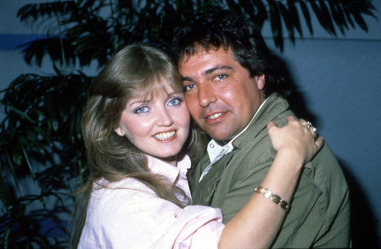 NOLAN SISTERS  - Linda Nolan with husband Brian Hudson in 1980s