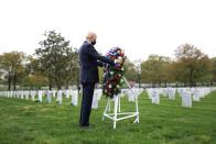 U.S. President Biden visits Section 60 of Arlington National Cemetery in Arlington, Virginia