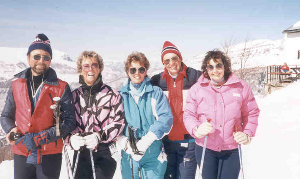 Gina in Morganne, Switzerland, on a skiing trip with the school a year before her accident (Collect/PA Real Life)