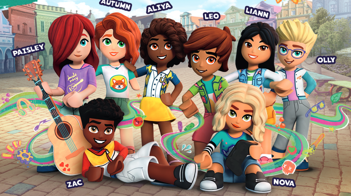 Lego Friends figures designed to celebrate diverse friendships