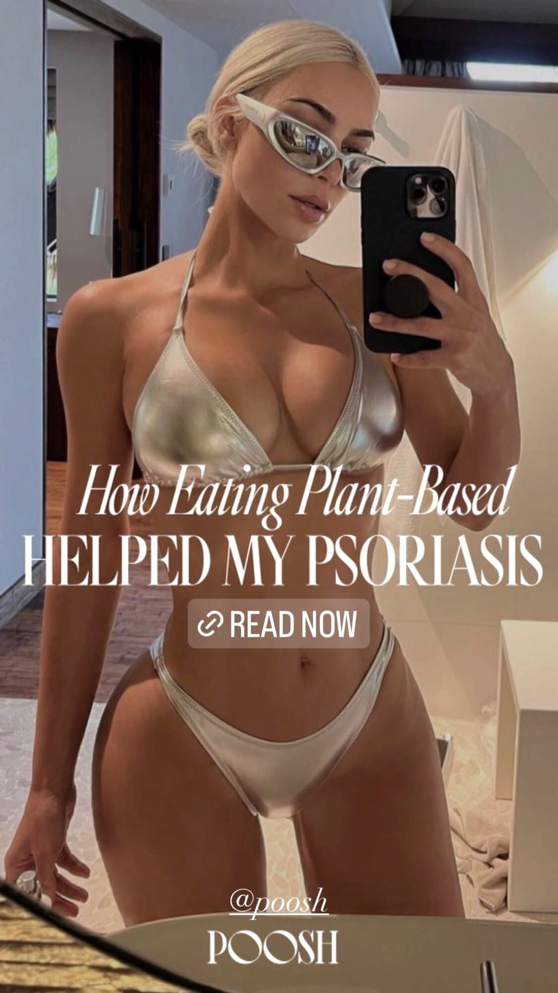 Kim Kardashian Says Plant-Based Diet Helps Her Psoriasis