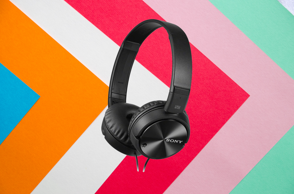 Save 45 percent on these Sony Noise-Canceling Headphones (Wired). (Photo: Amazon)