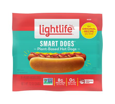 An unhealthy vegetarian option to avoid: Lightlife Smart Dogs