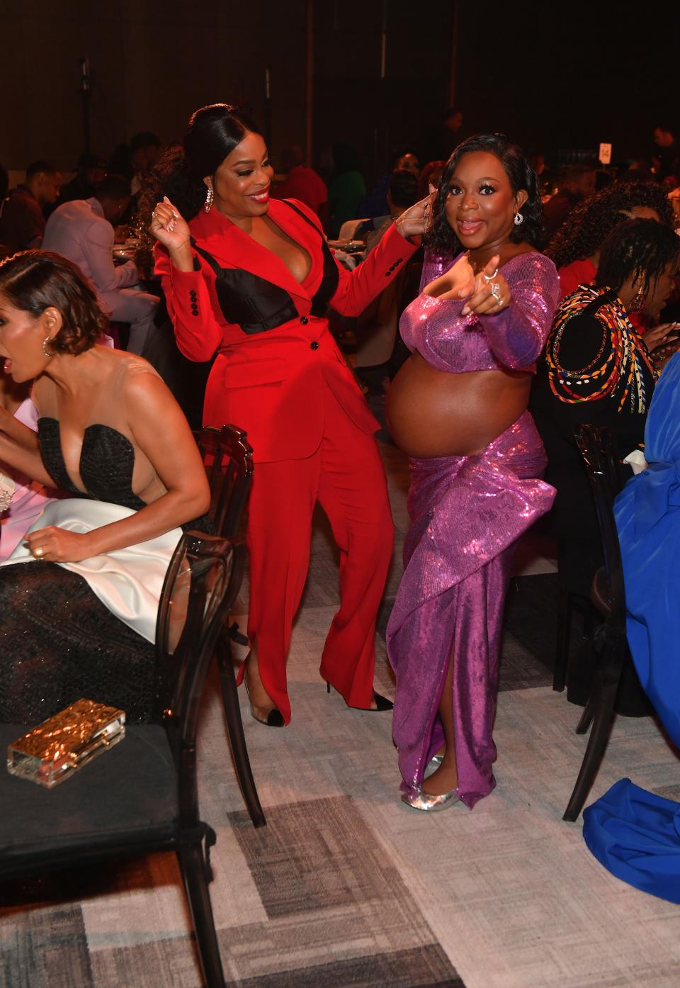 LOS ANGELES, CALIFORNIA – MARCH 09: (L-R) Niecy Nash-Betts and Naturi Naughton attend the 2023 ESSENCE Black Women In Hollywood Awards at Fairmont Century Plaza on March 09, 2023 in Los Angeles, California. (Photo by Paras Griffin/Getty Images for ESSENCE)