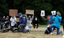 Protest against the death of George Floyd, in St Albans