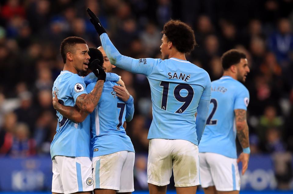 Gabriel Jesus (left) has been one of the many players instrumental in Manchester City’s unbeaten run