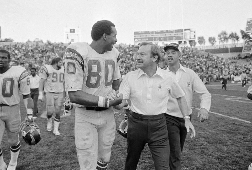 Kellen Winslow Sr. revolutionized the tight end position under Don Coryell's offense with the San Diego Chargers. (AP)