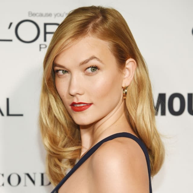 Karlie Kloss rocks the red carpet at the Glamour Women of the Year Awards