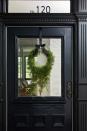 <p>Take a mossy wreath to the next level by using a plastic skeleton hand and ribbon to hang it from your door. <br></p><p><strong>RELATED:</strong> <a href="https://www.goodhousekeeping.com/holidays/halloween-ideas/g79/diy-halloween-wreaths/" rel="nofollow noopener" target="_blank" data-ylk="slk:Scary-Good Halloween Wreaths to Impress Trick-or-Treaters;elm:context_link;itc:0;sec:content-canvas" class="link ">Scary-Good Halloween Wreaths to Impress Trick-or-Treaters</a></p>