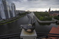 A general view of the Kant Island is pictured in the Baltic Sea port of Kaliningrad, Russia, July 18, 2015. REUTERS/Maxim Shemetov