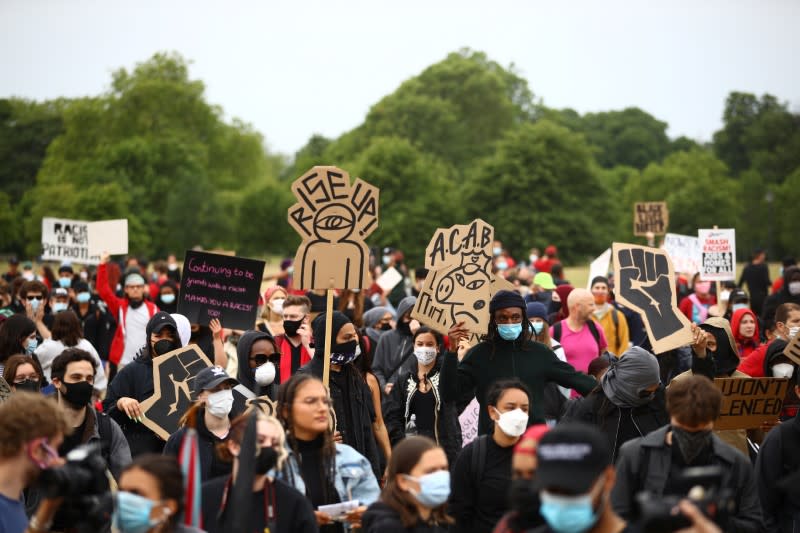 Protest against the death of George Floyd, in London